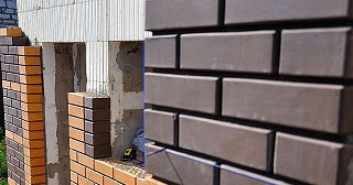 Фасады домов из кирпича в Выборге: качественная кладка от 1155 рублей