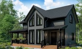 Проекты каркасных домов с террасой от 3674 рублей | Строй-Мск